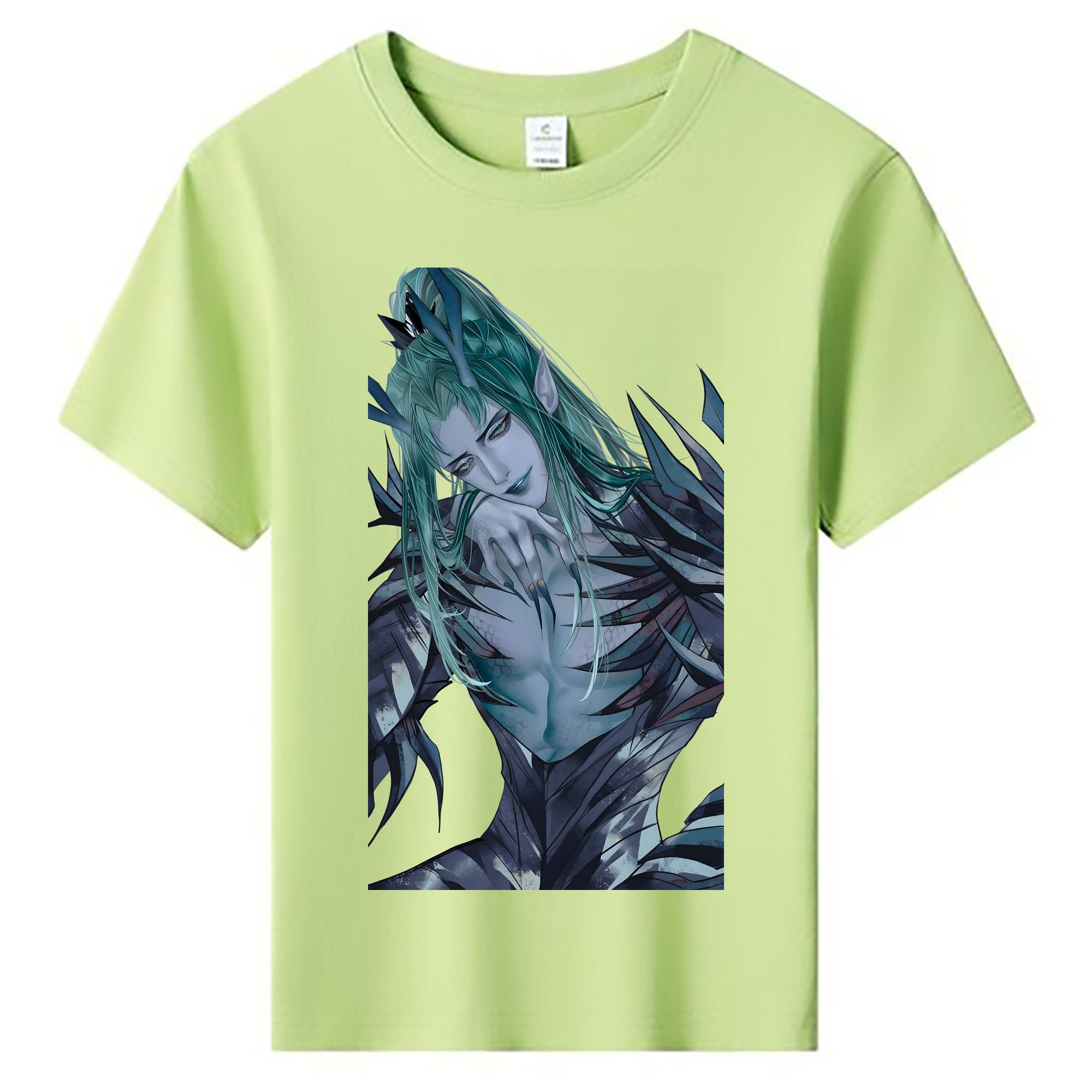 （画像用） Ne Zha 2 ナタ 魔童の大暴れ 綿100％キッズTシャツ（フロントプリント）